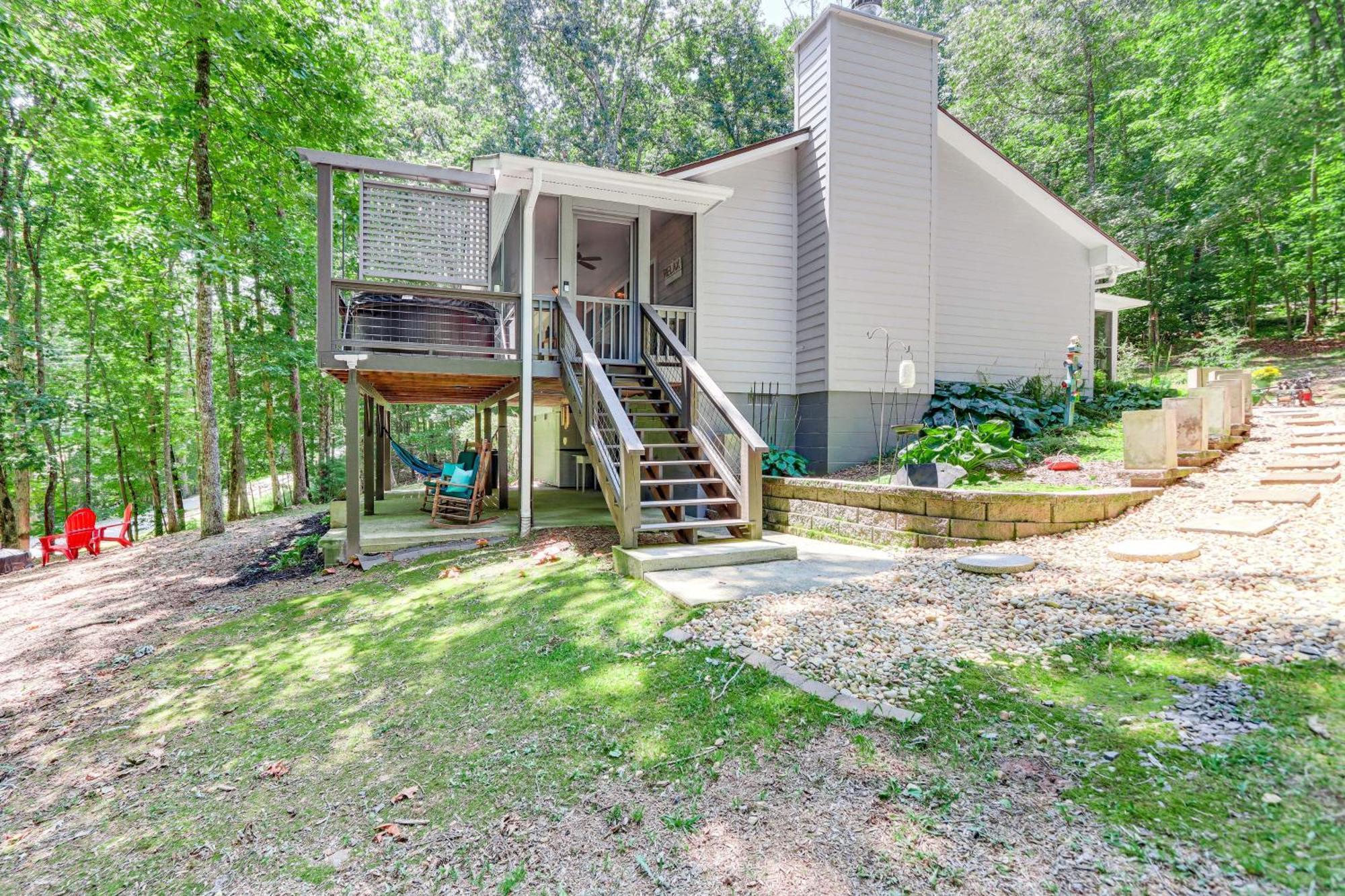 Pet-Friendly Home With Hot Tub In Blue Ridge! Luaran gambar